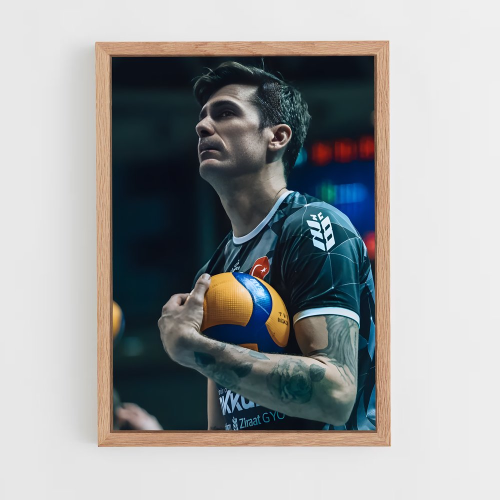 Poster Le Serveur de Rêves – affiche Volleyball (vue 4)